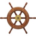 Osculati Wooden Spoked Steering Wheel (520mm)