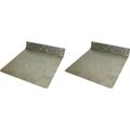 Lectrotab Stainless Steel Trim Tab Plates (12" x 12" / Per Pair)