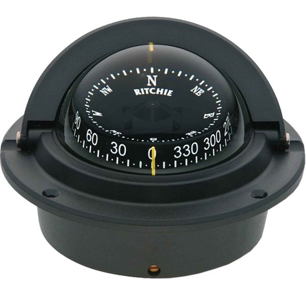 Ritchie Compass Voyager F-83-WM Combi Dial (Black / Flush Mount)