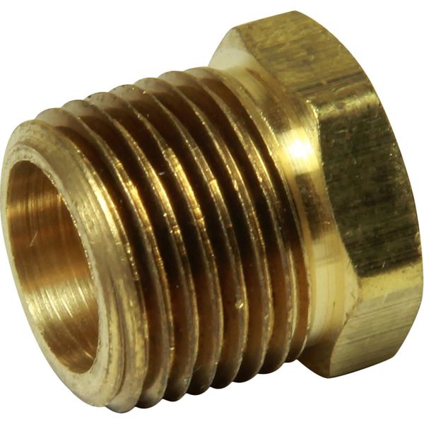 Faria Beede Bush Adaptor for Gauge Senders (1/8" NPTF F - 3/8" NPTF M)