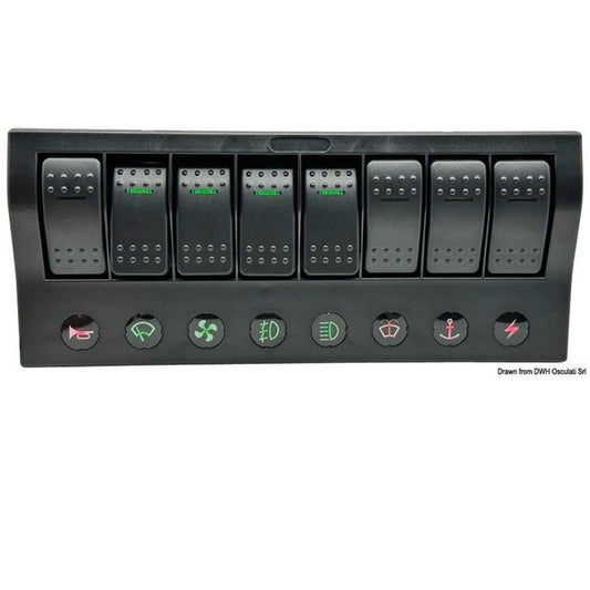 Osculati PCP Compact Electric 8 Switch Panel