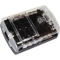 Osculati Fuse Box for 6 Blade Fuses with Clear Snap Lid