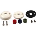 Index Marine White Straight Through Cable Gland (2 - 6mm Cables)