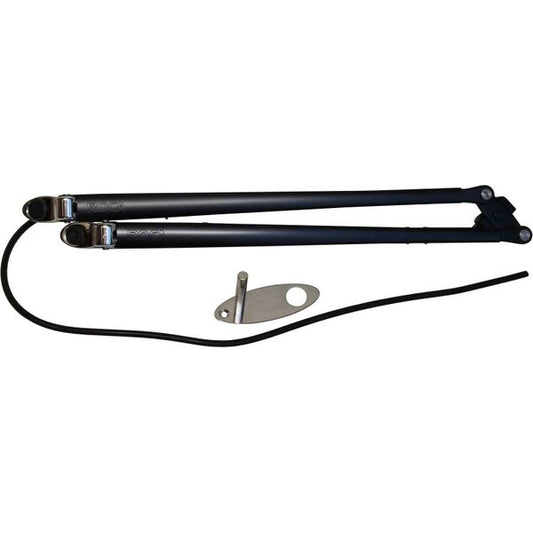 Roca Pantograph Wiper Arm for 12mm Shaft (Black / 470mm-750mm)