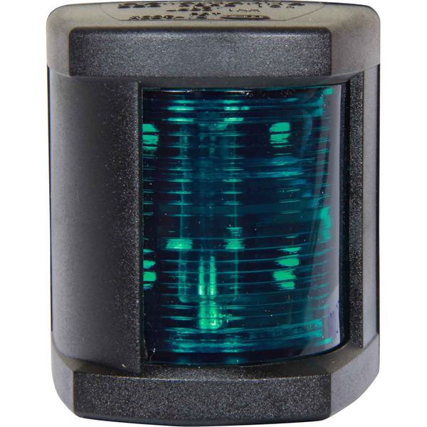 Hella 3562 Starboard Green Navigation Light (Black Case / 12V / 10W)