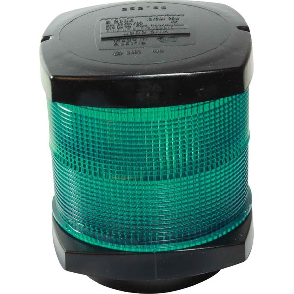 Hella 2984 All Round Green Navigation Light (Black Case / 12V / 25W)