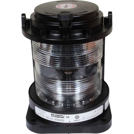 Aqua Signal 55 Masthead White Navigation Light (Black / 24V / 25W)