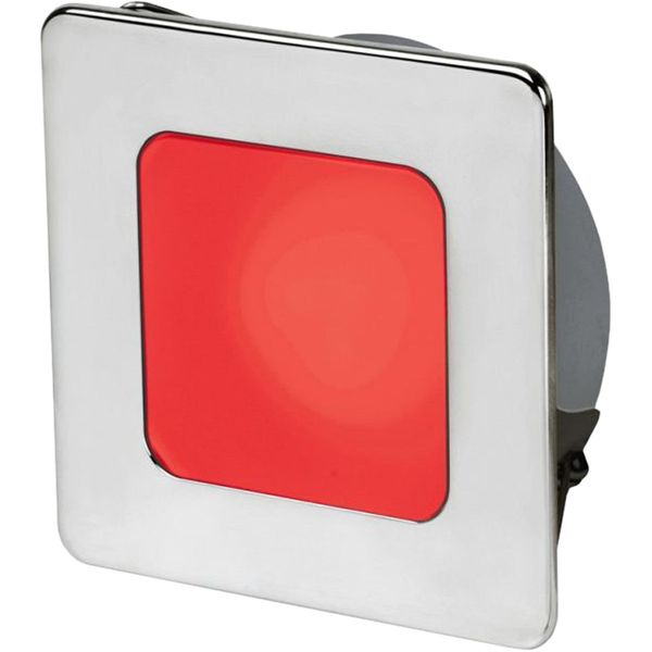Hella EuroLED 95 Low Profile Square Light (Warm White + Red)