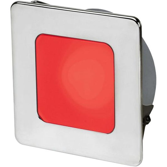 Hella EuroLED 95 Low Profile Square Light (Warm White + Red)