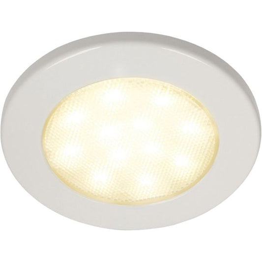 Hella EuroLED 115 Recess Light with White Rim (Warm White)