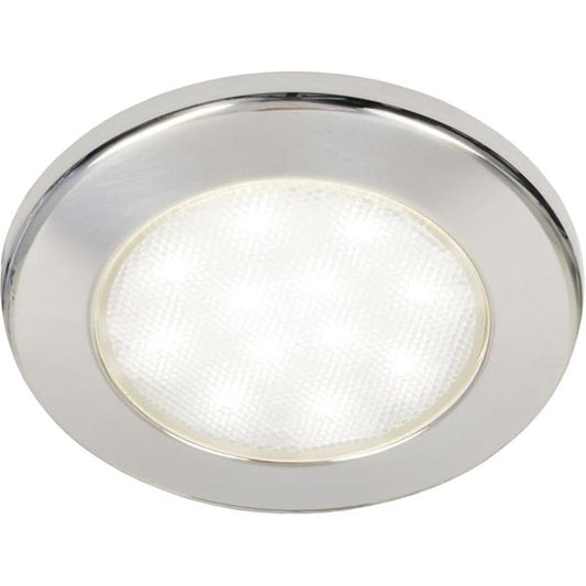 Hella EuroLED 115 Recess Light with Stainless Steel Rim (White)