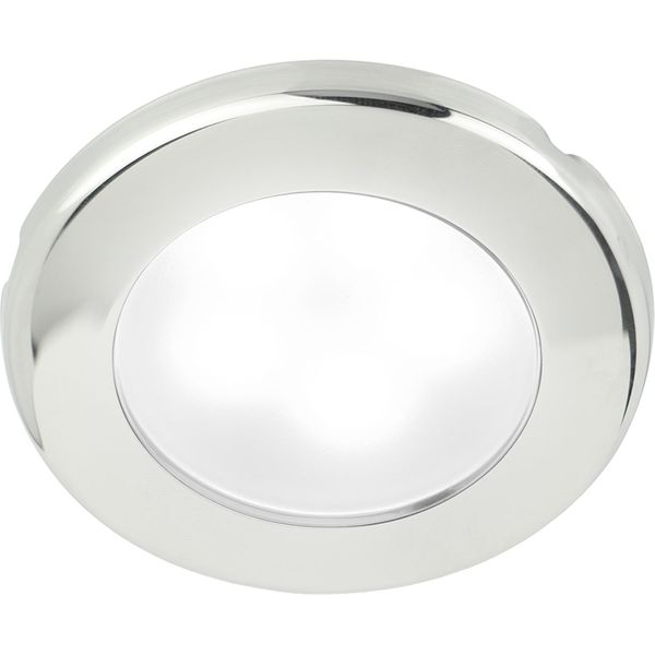 Hella EuroLED 75 Low Profile Round Light (SS Case / White + Red)