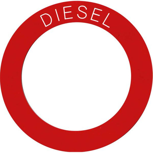 Diesel Label (130mm OD / 93mm ID)