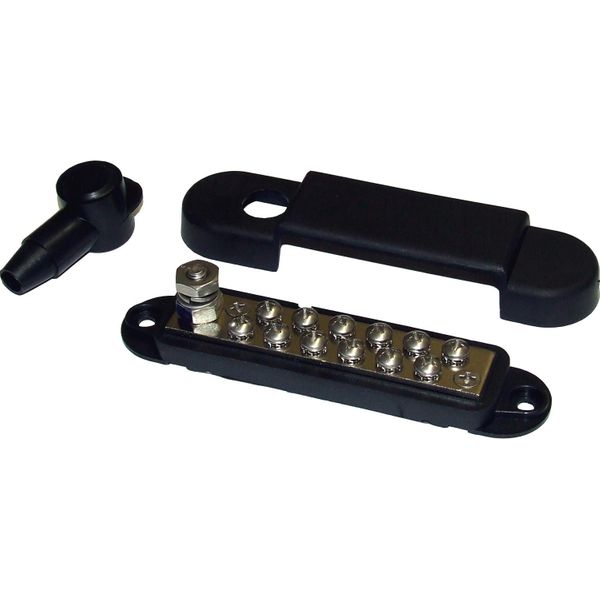 VTE Black 240A Power Distribution Busbar Kit (1 x 1/4" Post)