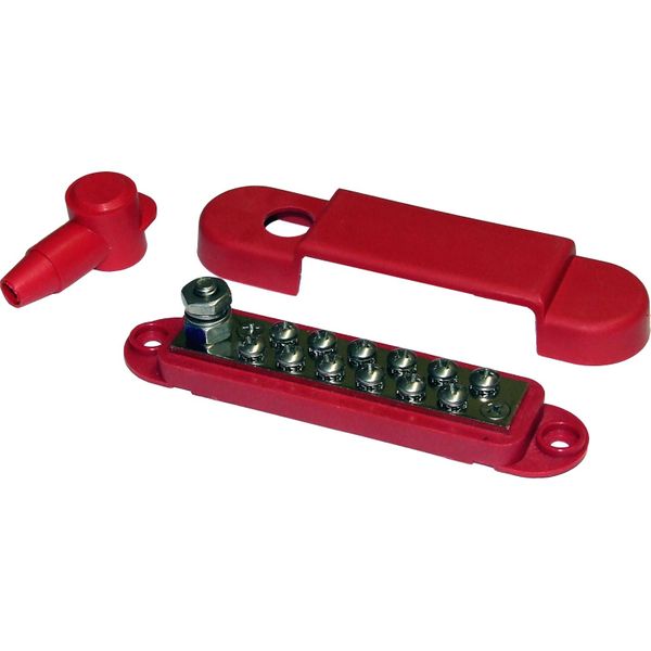 VTE Red 240A Power Distribution Busbar Kit (1 x 1/4" Post)