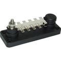 VTE Black Power Distribution Busbar (1 x 1/4" Post & 20 x 6.3mm Tabs)