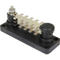 VTE Black Power Distribution Busbar (1 x 1/4" Post & 30 x 6.3mm Tabs)