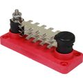 VTE Red Power Distribution Busbar (1 x 1/4" Post & 30 x 6.3mm Tabs)