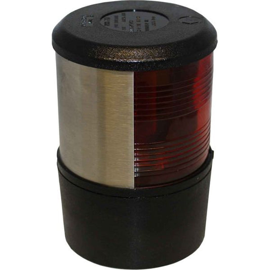 Perko 0200 Base Mount Port Red Navigation Light (Black / 24V / 25W)