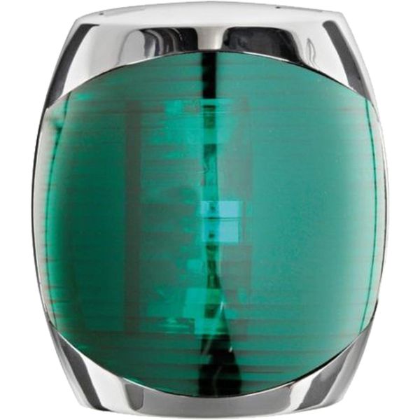 Starboard Green LED Navigation Light (Stainless Steel / 12V & 24V)