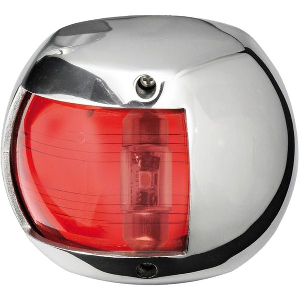 Port Red LED Navigation Light (Compact / Stainless Case / 12V)