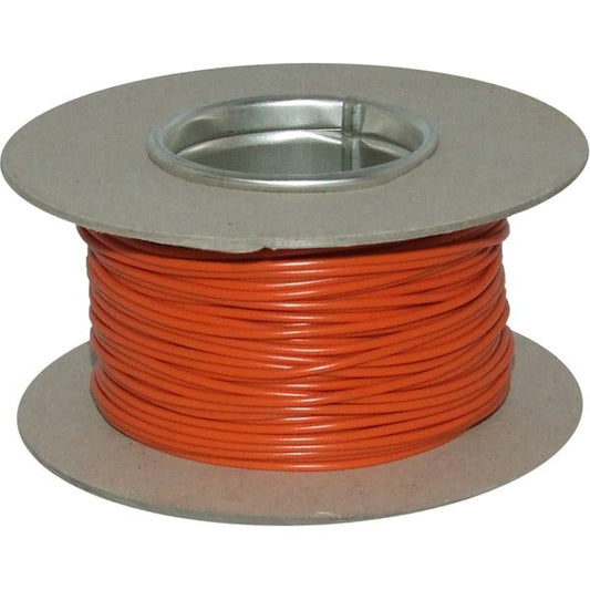 AMC 1 Core 0.5mm² Orange Thin Wall Cable (50m)