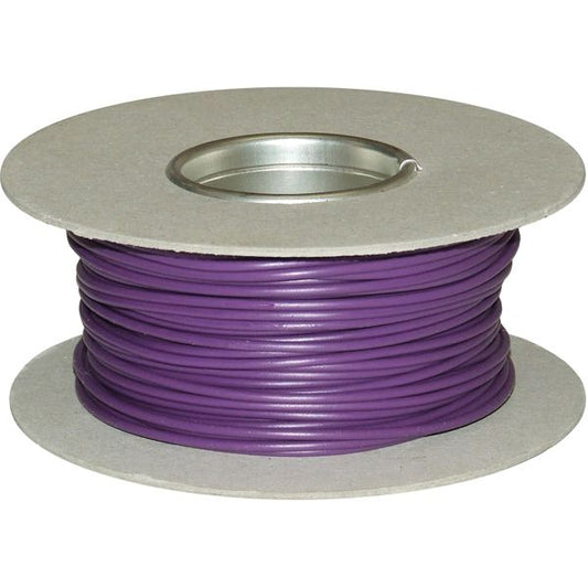 AMC 1 Core 0.5mm² Purple Thin Wall Cable (50m)