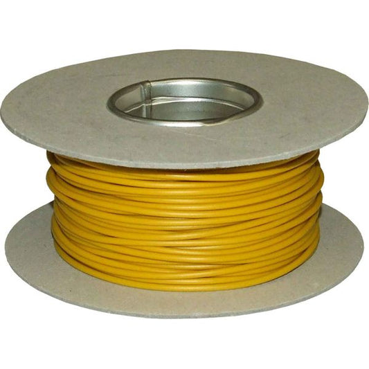 AMC 1 Core 0.5mm² Yellow Thin Wall Cable (100m)