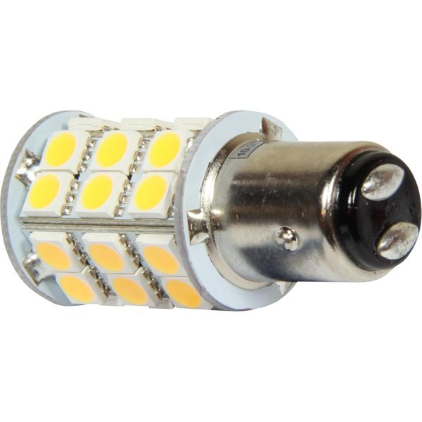 Warm White LED BAY15d Navigation Light Bulb (10V - 30V / 3.2W / 45mm)