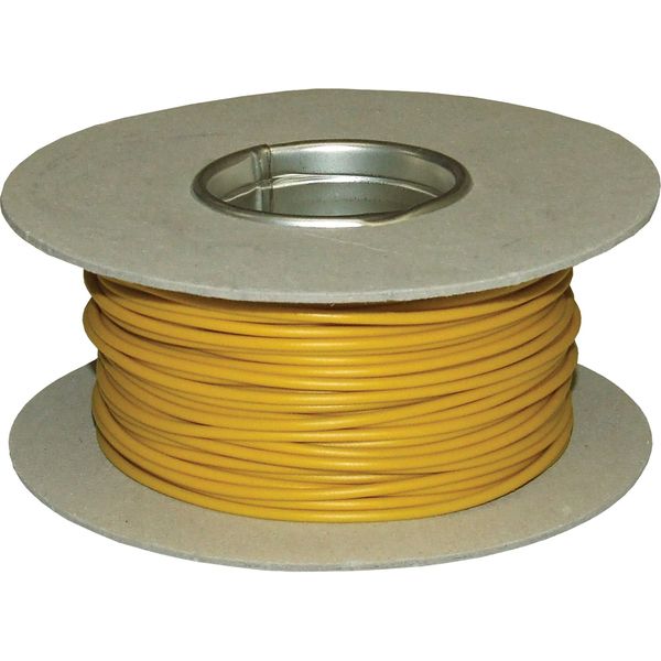 AMC 1 Core 1mm² Yellow Thin Wall Cable (50m)