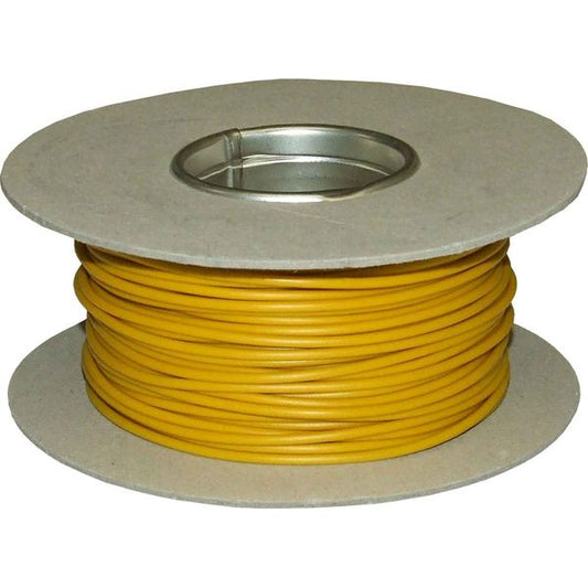 AMC 1 Core 1.5mm² Yellow Thin Wall Cable (100m)