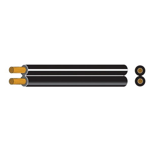 AMC 2 Core 0.38mm2 Speaker Cable 10m Black (Each)