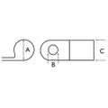 AMC Plastic P Clips (22mm / Pack of 25)