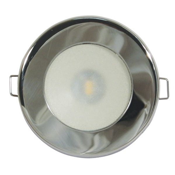Quick Ted LED Downlight Stainless Steel (12/24V / 2W / Warm White)