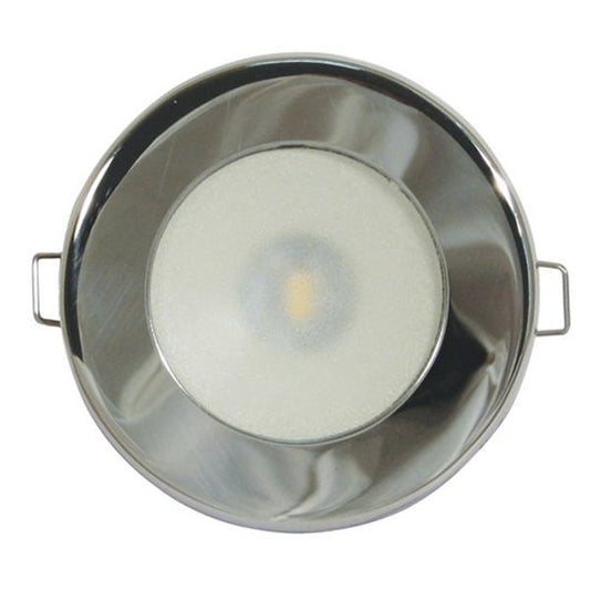 Quick Ted LED Downlight Stainless Steel (12/24V / 2W / Warm White)