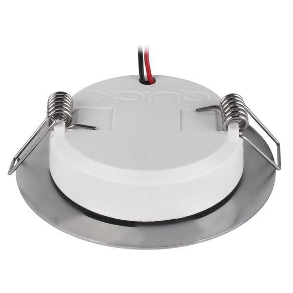 Quick Todd LED Downlight Stainless Steel 12/24V 2W Warm/Red IP65