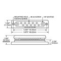 Blue Sea Busbar with Polycarbonate Cover (150A / 10 Terminals)