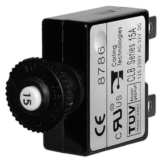 Blue Sea Push Button CLB Circuit Breaker (20A / Reset Only)