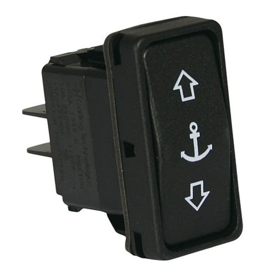 Carling Anchor Switch in Black with White Marking