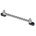 BEP Single Bus Bar with Cover (100A / 12 Screws / 2 Studs)