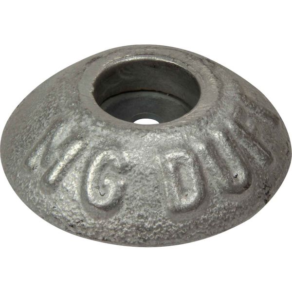 MG Duff MD56 Disc Shaped Magnesium Hull Anode for Fresh Waters 0.25kg