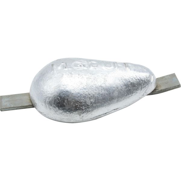 MG Duff AD76 Pear Shaped Aluminium Hull Anode (Salt / Brackish, 0.5kg)