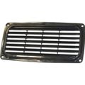 4Dek Black Plastic Louvered Air Vent (201mm x 100mm)