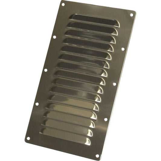 Osculati Stainless Steel Louvered Air Vent (127mm x 232mm)