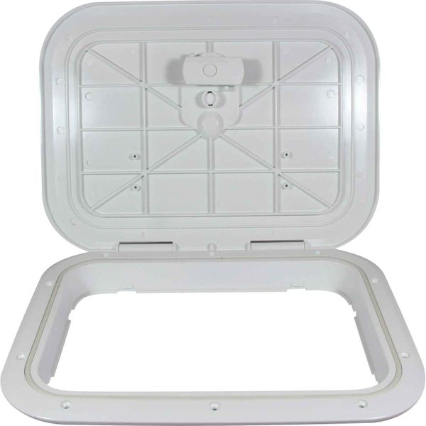 4Dek White Plastic Flush Inspection Hatch (295mm x 198mm)