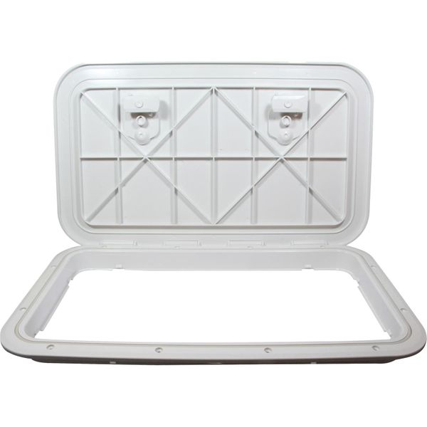 4Dek White Plastic Flush Inspection Hatch (513mm x 265mm)
