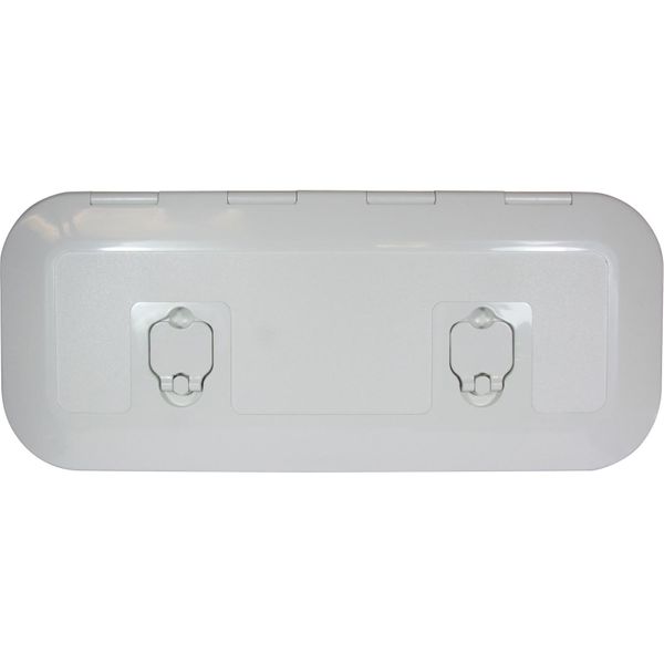 4Dek White Plastic Flush Inspection Hatch (515mm x 165mm)