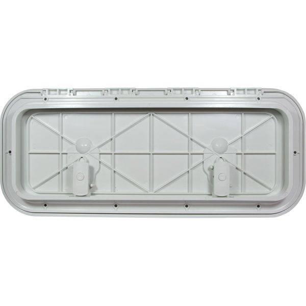 4Dek White Plastic Flush Inspection Hatch (515mm x 165mm)