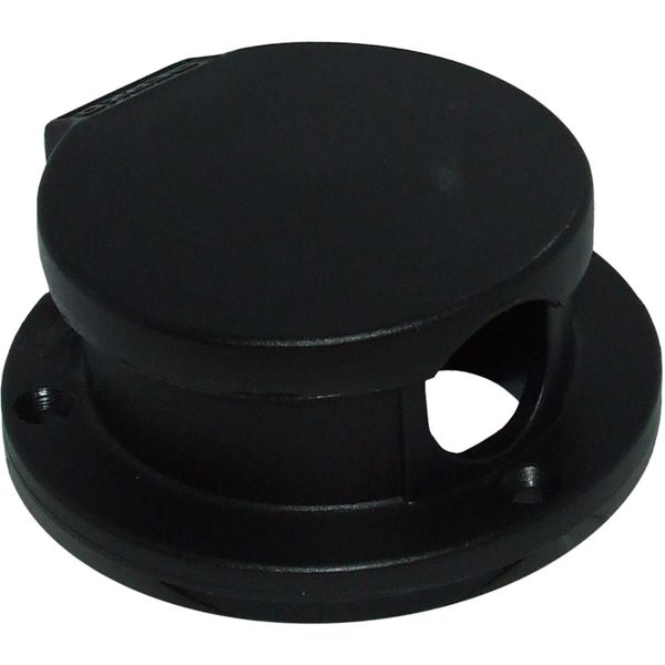 Perko 1057 Rope Deck Pipe (Black Plastic)