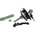 Perko 0931 Locking Flush Latch (With Number 3 Cam Bar & Keys / Black)